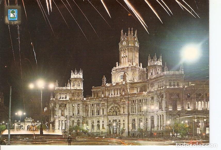 Postkarten: Postal 034308 : Madrid. Palacio de Comunicaciones. Vista nocturna - Varios