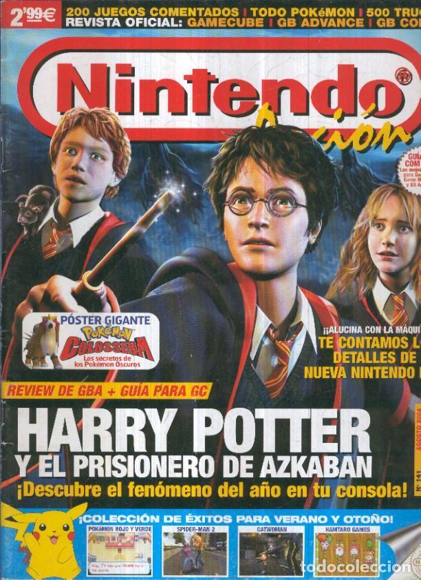 Postales: Revista: NINTENDO ACCION, No.141: Guia de Harry Potter Azkaban (2004) - VARIOS