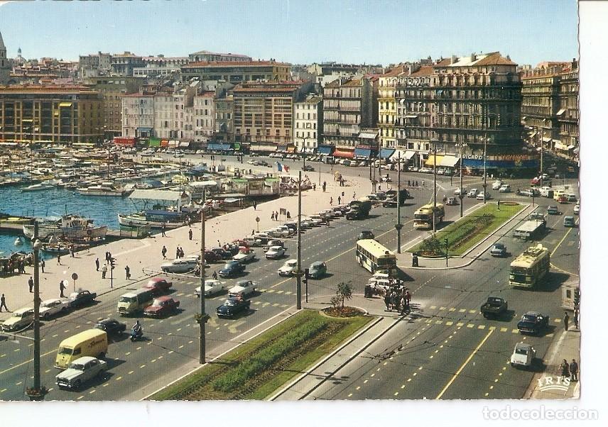 Postkarten: Postal 034506 : reflets de Provence. Marseille. Un coin du Vieux Port et le quai des Belges - Varios