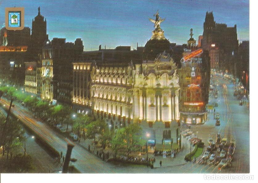 Postcards: Postal 034902 : Madrid. Calle de Alcala y Avenida Jose Antonio - Varios