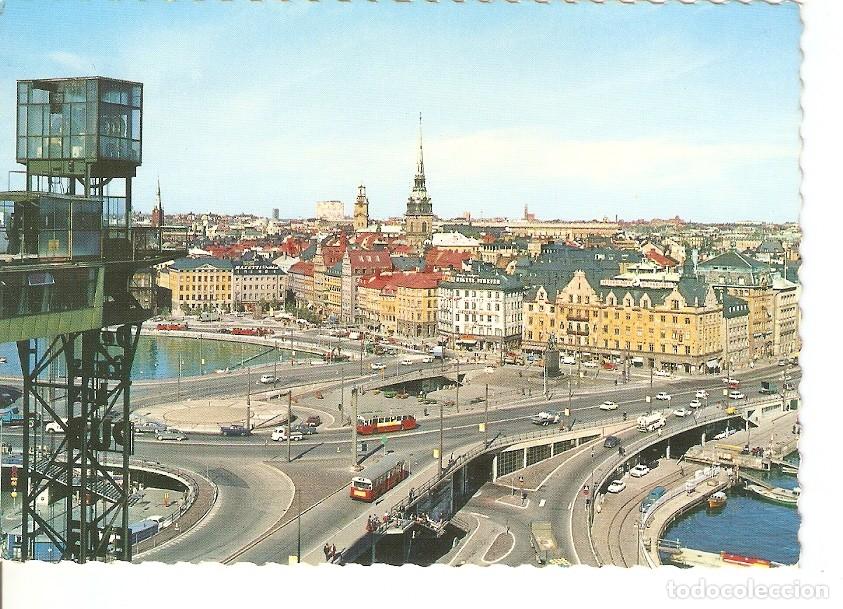 Postcards: Postal 034717 : Stockholm. Slussen and the Old Town - Varios