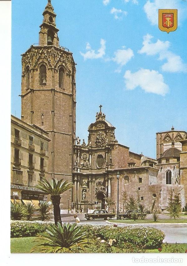 Postkarten: Postal 035082 : Valencia. Plaza de Zaragoza. Catedral y Torre del Miguelete - Varios
