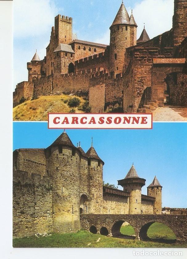Postales: Postal 034929 : Carcassone (11000 - Aude). Le Ch&acirc;teau comtal. Las murallas del castillo y las torres