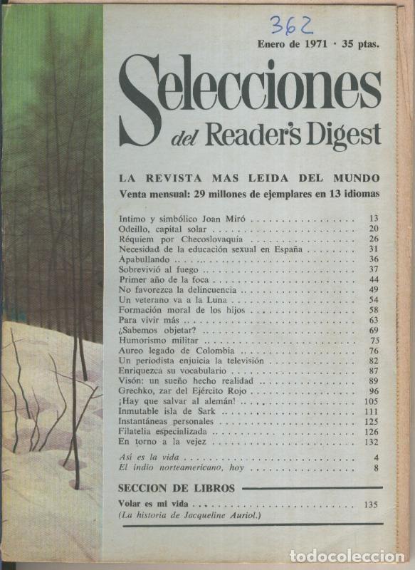 Postales: Selecciones del Readers Digest numero 362 - Varios