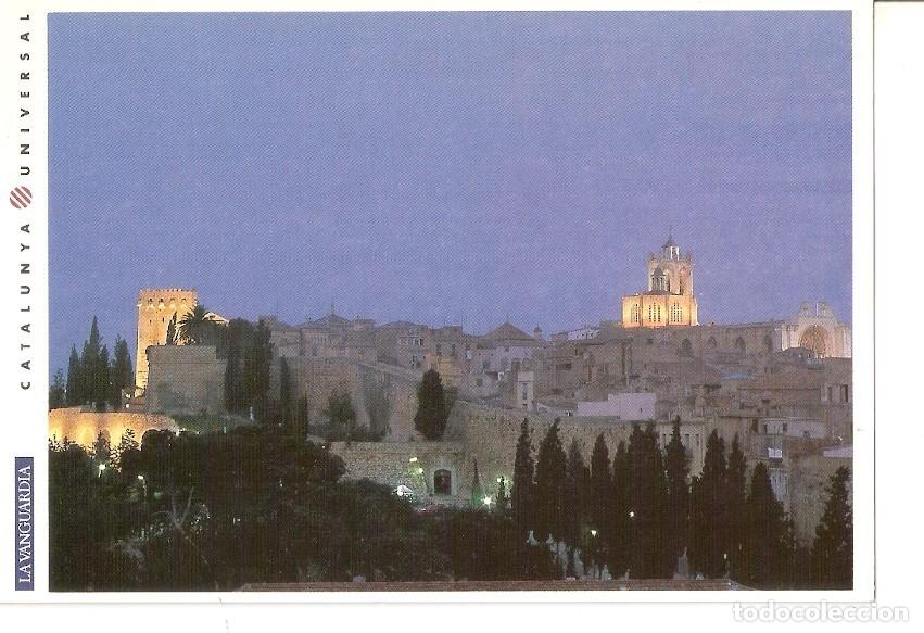 Postkarten: Postal 034982 : Tarragona. Vista nocturna de la Catedral y la Muralla romana - Varios
