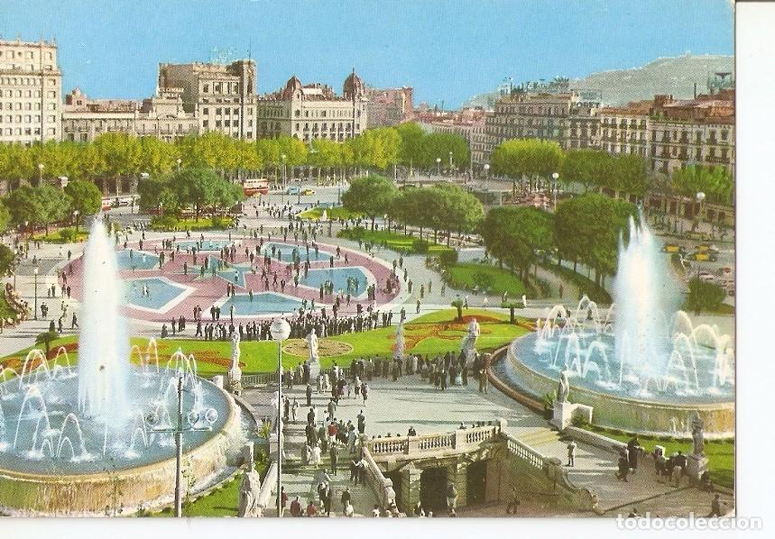 Postkarten: Postal 035455 : Barcelona. Plaza de Catalu&ntilde;a - Varios