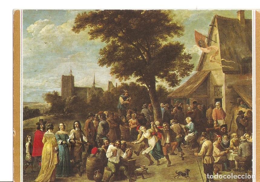 Postales: Postal 035141 : Teniers II Fiesta aldeana. Museo del Prado - Varios