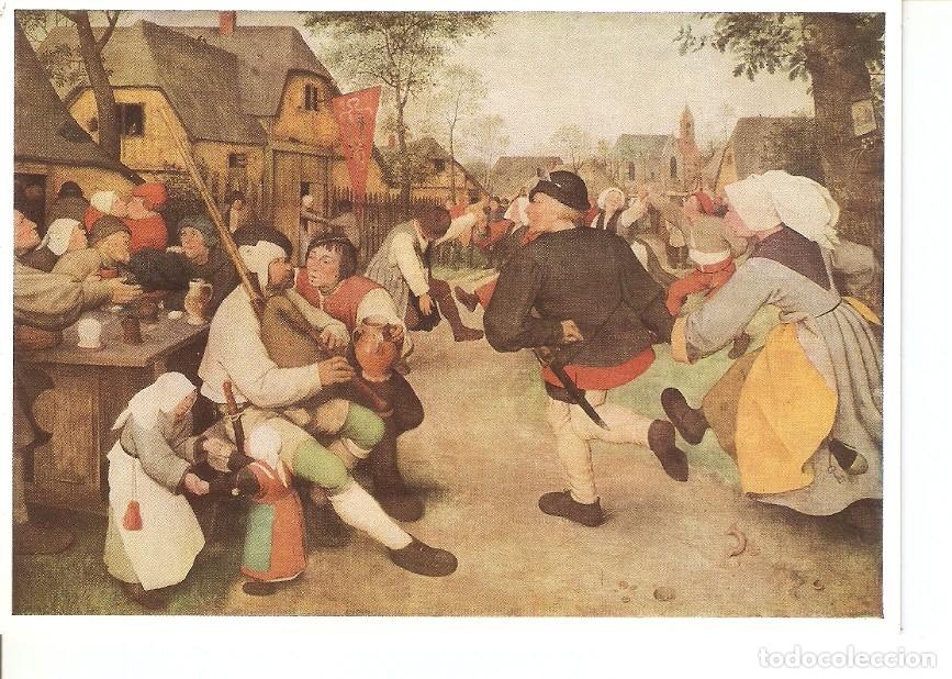 Postkarten: Postal 035252 : Wien Kunsthistoriches Museum. Pieter Bruegel. The peasant dance - Varios