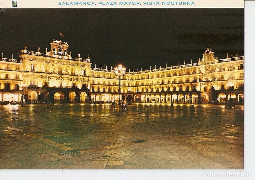 Postkarten: Postal 035284 : Salamanca Plaza Mayor. Vista nocturna - Varios