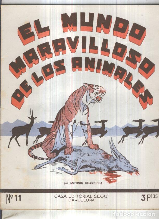 Cartoline: El mundo maravilloso de los animales numero 11: El toro, el bufalo y el bisonte - Antonio Guardiola