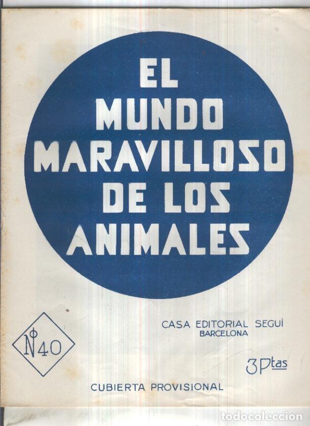 Postais: El mundo maravilloso de los animales numero 40: Los monstruos marinos - Antonio Guardiola