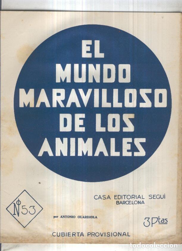 Postkarten: El mundo maravilloso de los animales numero 53: Carnivoros marinos - Antonio Guardiola