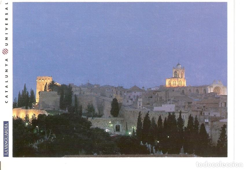 Postales: Postal 035372 : Tarragona. Vista nocturna de la Catedral y la Muralla romana - Varios
