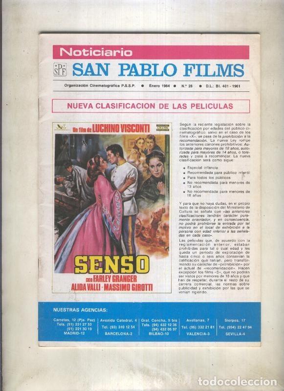 Postkarten: San Pablo Films Noticiario numro 28, enero 1984 - Varios