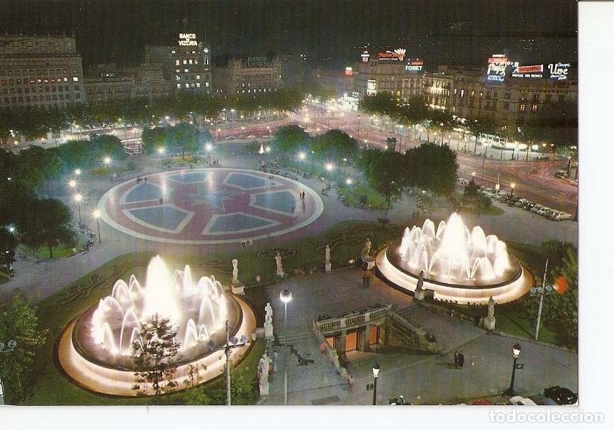 Cartoline: Postal 035449 : Barcelona. Plaza de Catalu&ntilde;a - Varios
