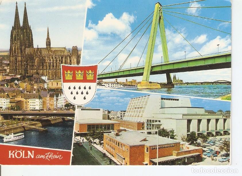 Cartoline: Postal 035640 : Koln Am Rhein. Dom Severinsbrucke Opernhaus - Varios