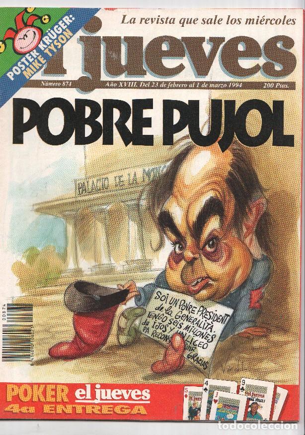 Postales: EL JUEVES numero 0874 - POSTER CENTRAL MIKE TYSON - Varios