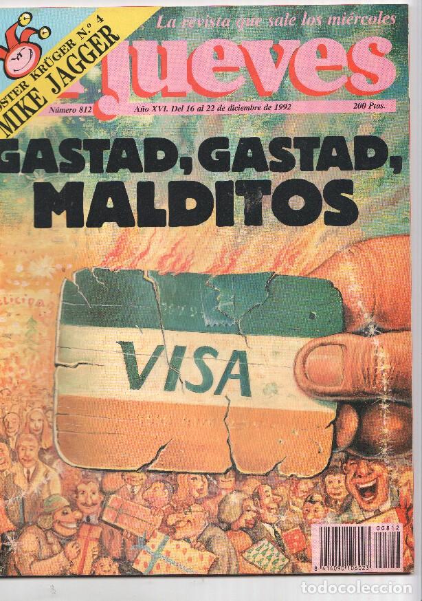 Postais: EL JUEVES numero 0812 - POSTER CENTRAL MIKE JAGGER - Varios