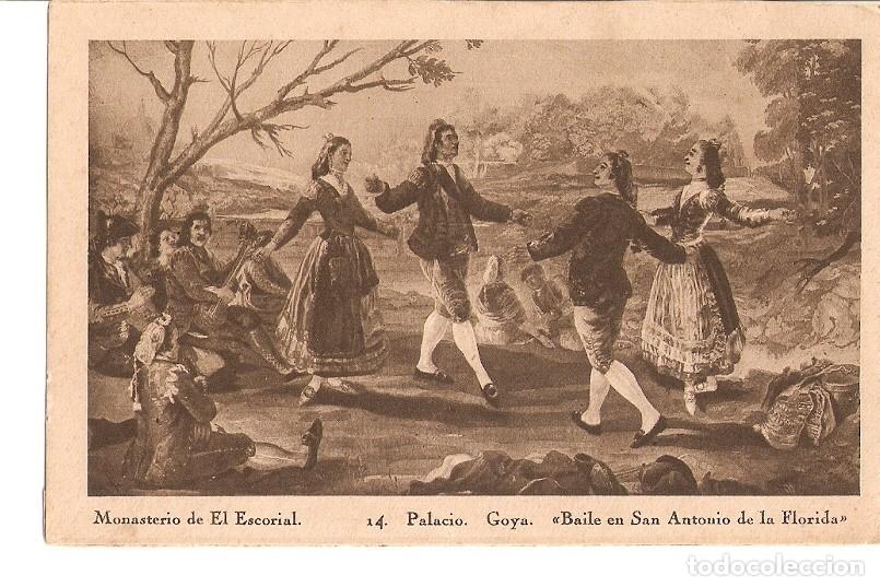 Cartoline: Postal 035882 : Monasterio de El Escorial. Palacio. Goya Baile en San Antonio de la Florida - Varios