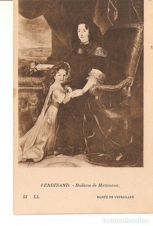 Postales: Postal 036004 : Ferdinand - Madame de Maintenon Musee de Versailles - Varios