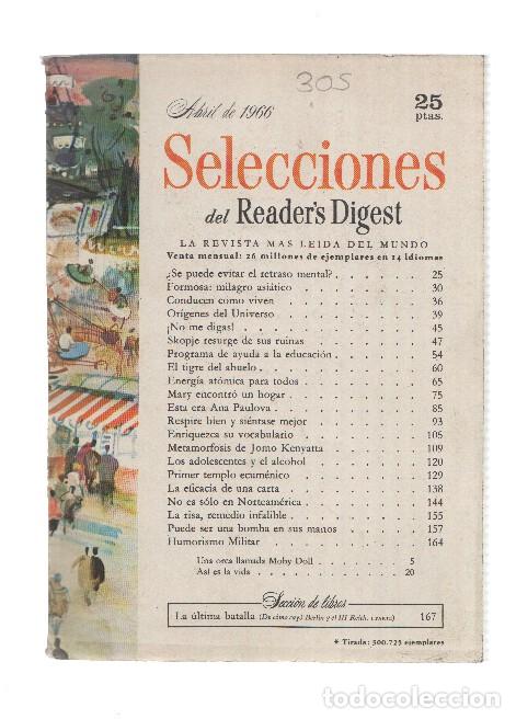 Postales: Selecciones del Readers Digest numero 305 - VARIOS