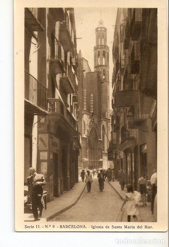 Postkarten: Postal 036525 : Barcelona - Iglesia de Santa Maria del Mar - Varios