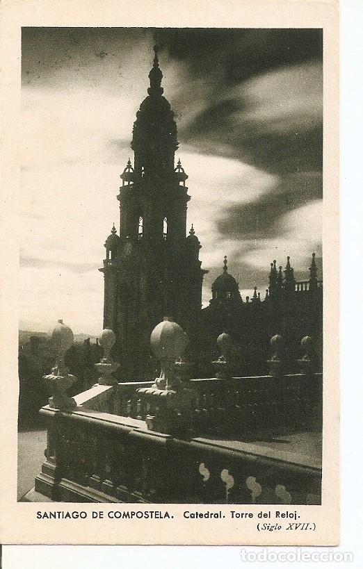 Postales: Postal 036628 : Santiago de Compostela. Catedral. Torre del Reloj (Siglo XVII) - Varios