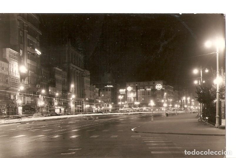Postkarten: Postal 036646 : La Coru&ntilde;a. Canton Grande (Nocturna) - Varios