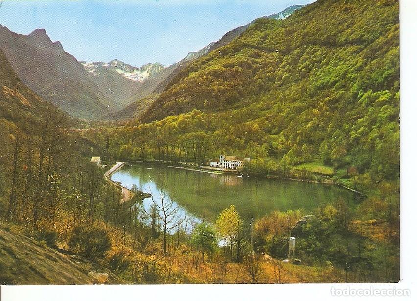 Postkarten: Postal 036812 : Environs dAX les Thermes - le lac et le manoir dOrgeix - Varios