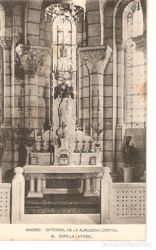 Postales: Postal 036552 : Madrid: Catedral de la Almudena (Cripta). Capilla lateral - Varios - Foto 1