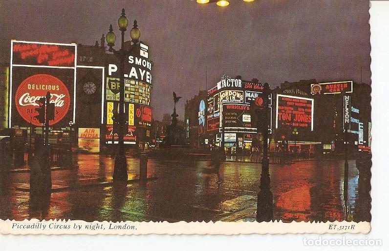 Postcards: Postal 036970 : Piccadilly Circus by night London - Varios