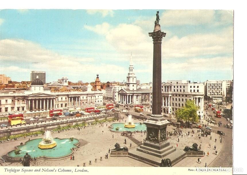 Postkarten: Postal 036786 : Trafalgar Square and Nelsons Column London - Varios