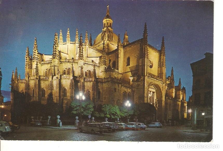 Cartoline: Postal 037279 : Segovia. Catedral vista nocturna - Varios