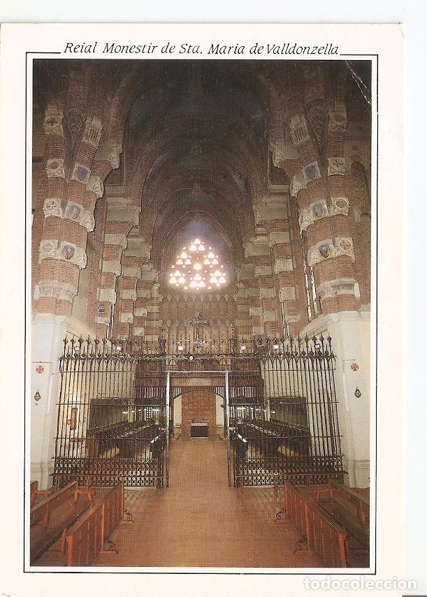 Postales: Postal 037118 : Reial Monestir de Sta. Maria de Valldonzella Barcelona. Cor de las Monges - Varios