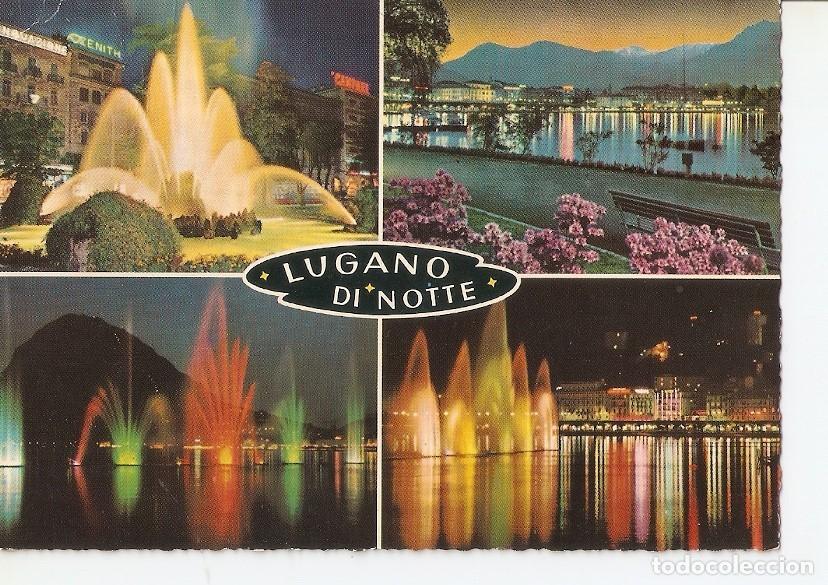 Postales: Postal 037183 : Lugano ni notte - Varios