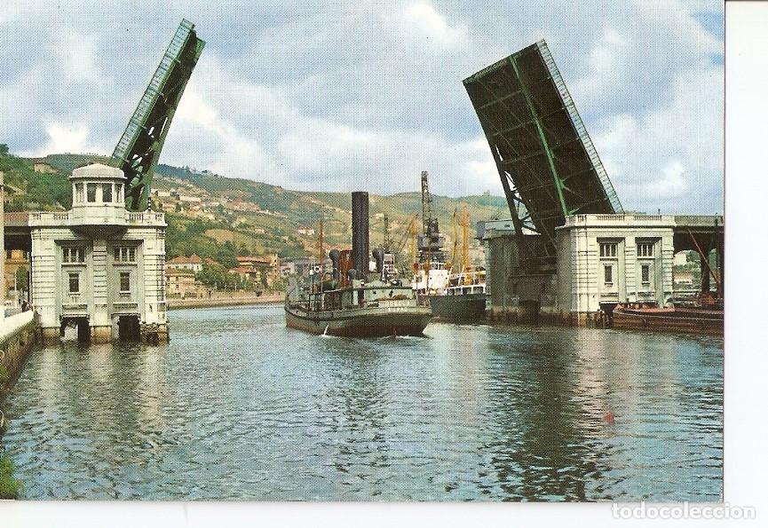 Postais: Postal 037278 : Bilbao. Puente basculante del Generalisimo - Varios