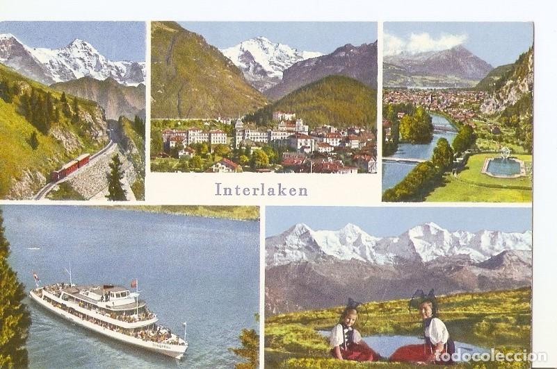 Cartoline: Postal 037350 : Interlaken - Varios