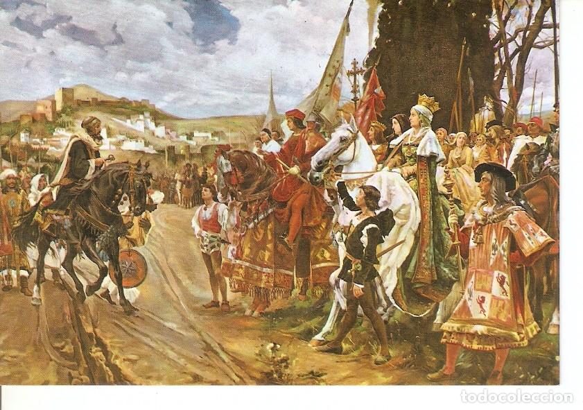 Postkarten: Postal 037380 : Granada - Capilla Real. Rendicion de Granada - Varios