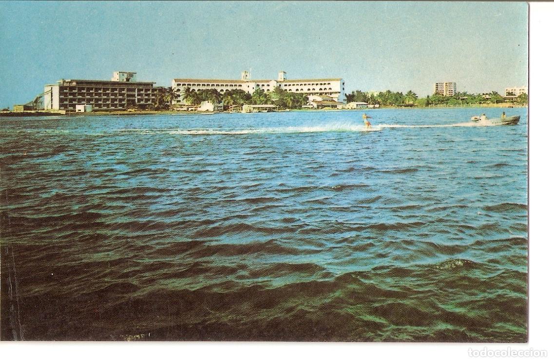 Postkarten: Postal 037521 : Cartagena Colombia. Panoramica del Hotel Caribe desde el mar - Varios