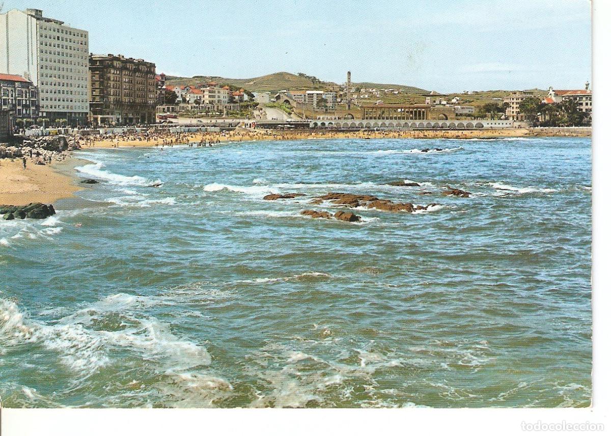 Postales: Postal 037705 : La Coru&ntilde;a. Playa de Riazor - Varios - Foto 1