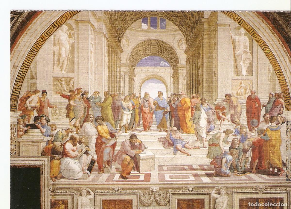 Postales: Postal 038235 : Citta del Vaticano. Chambres de Raphael: Ecole dAthenes - Varios