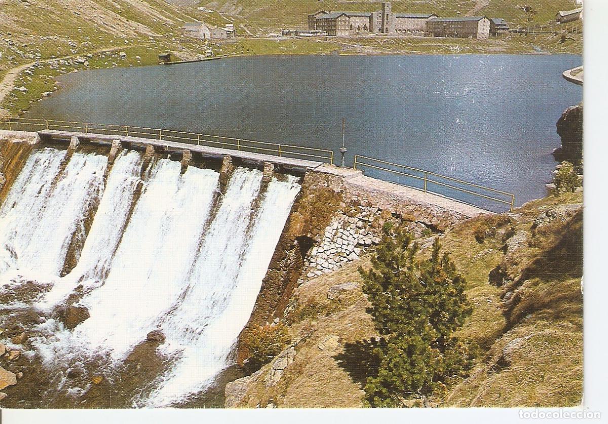 Postcards: Postal 037985 : Santuari de Nuria (Girona). Llac i presa - Varios