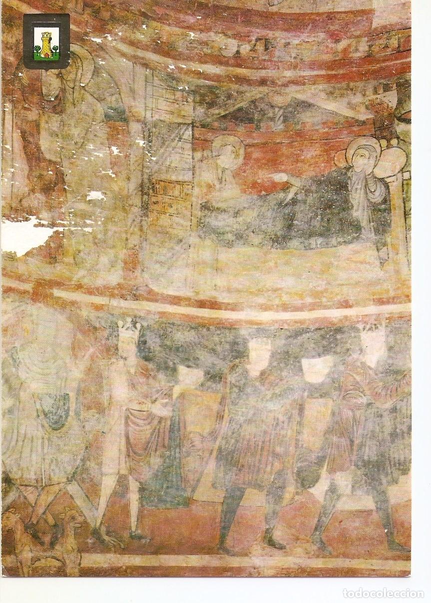 Postkarten: Postal 038380 : Santa Maria de Barbera (Barcelona). Fragmento mural del abside mayor. Siglo XII - Va