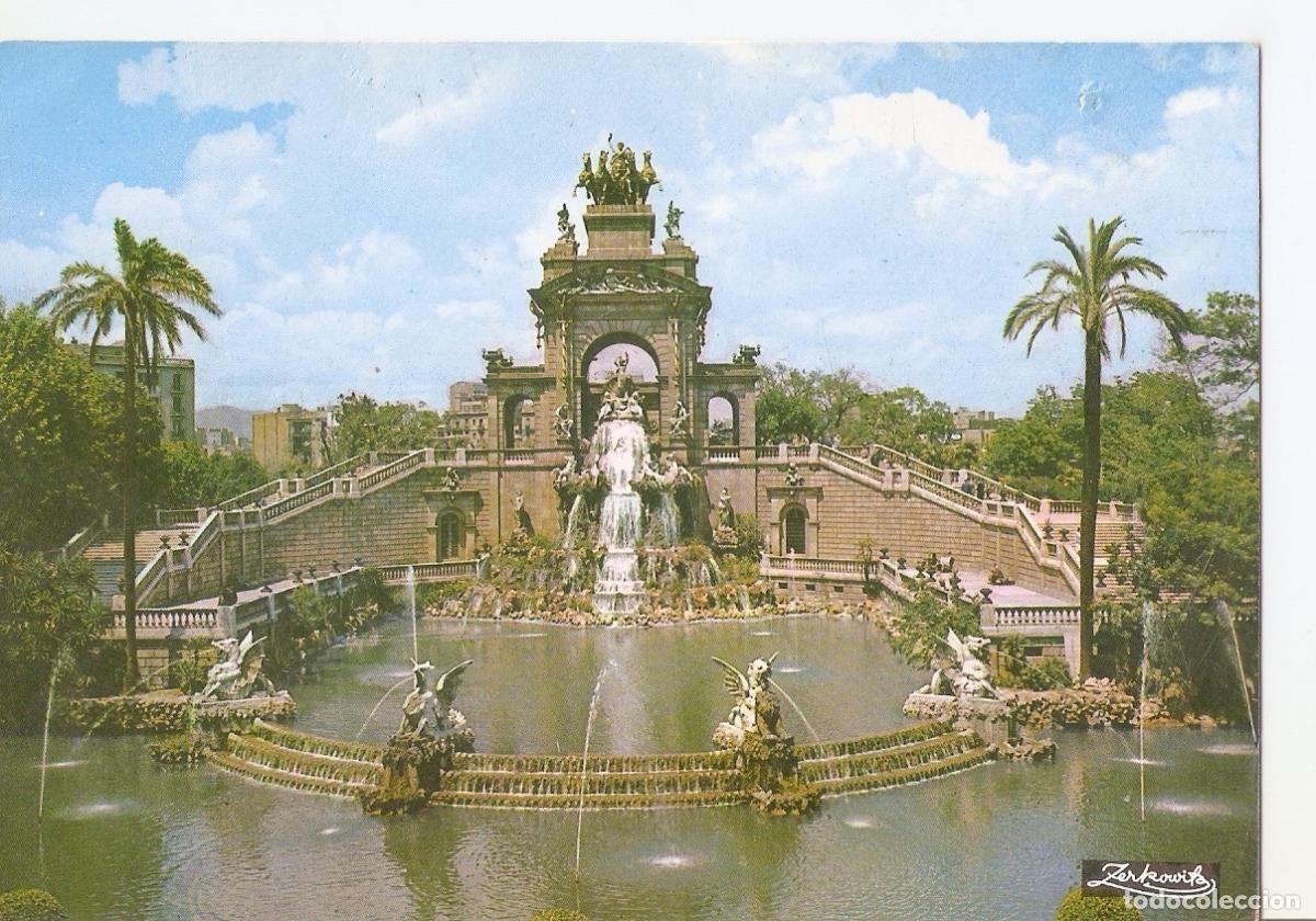 Cartoline: Postal 038365 : Barcelona. Cascada del Parc de la Ciutadella - Varios