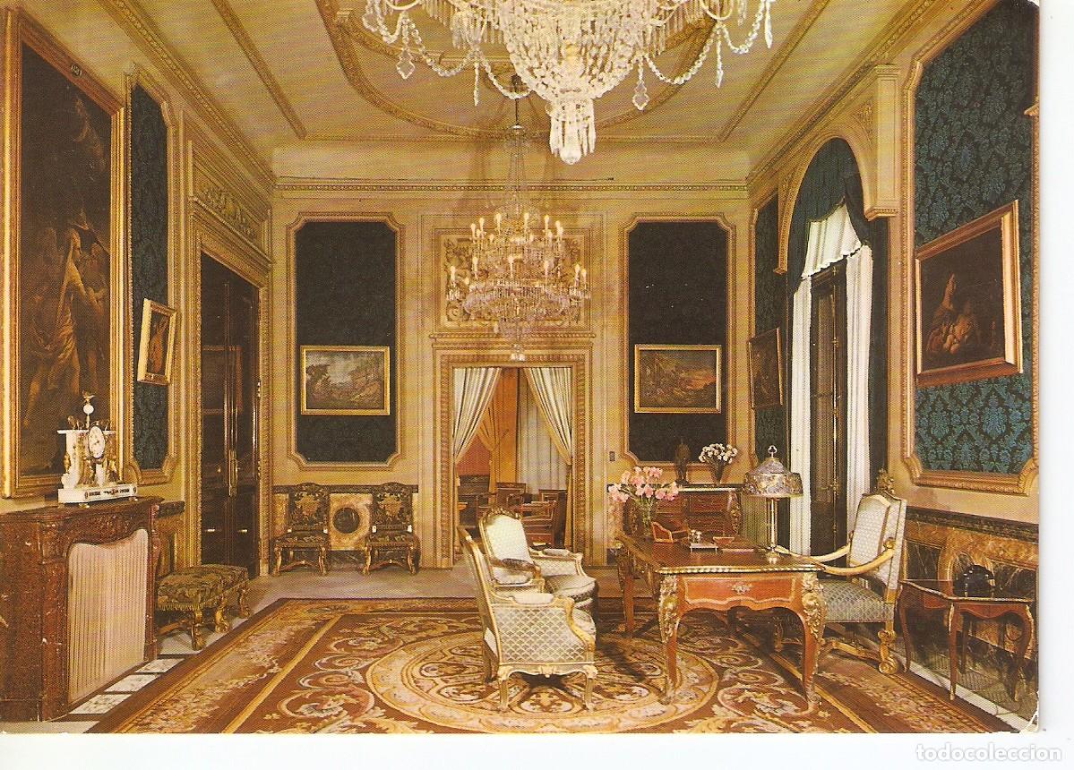 Cartoline: Postal 038382 : Barcelona. Palacio Real de Pedralbes. Despacho de S.E. el Jefe del estado - Varios