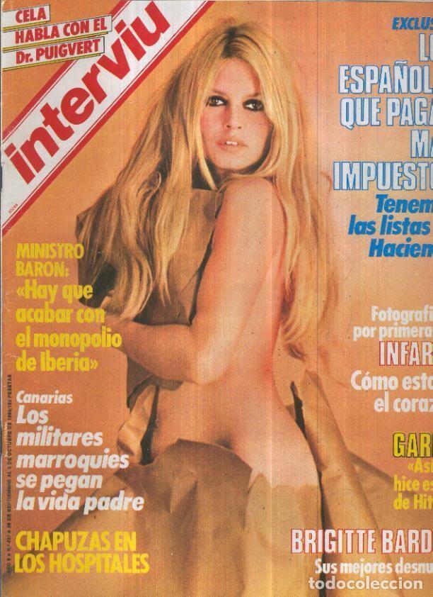 Postales: INTERVIU Numero 0437: BRIGITTE BARDOT, sus mejores desnudos - VARIOS