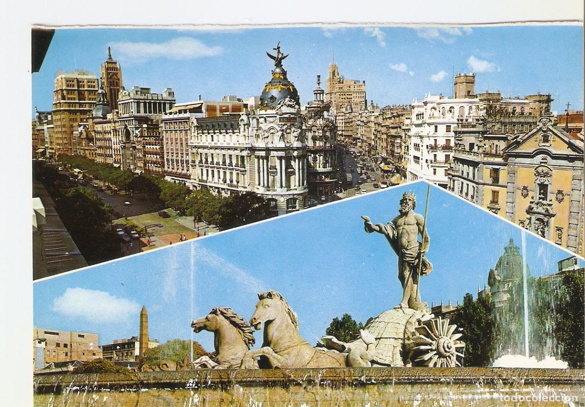 Postkarten: Postal 038800 : Madrid. Fuente de Neptuno - Varios