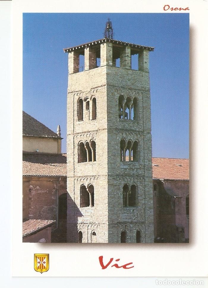 Postcards: Postal 039143 : Vic. Osona. Campanar de la Catedral - Varios