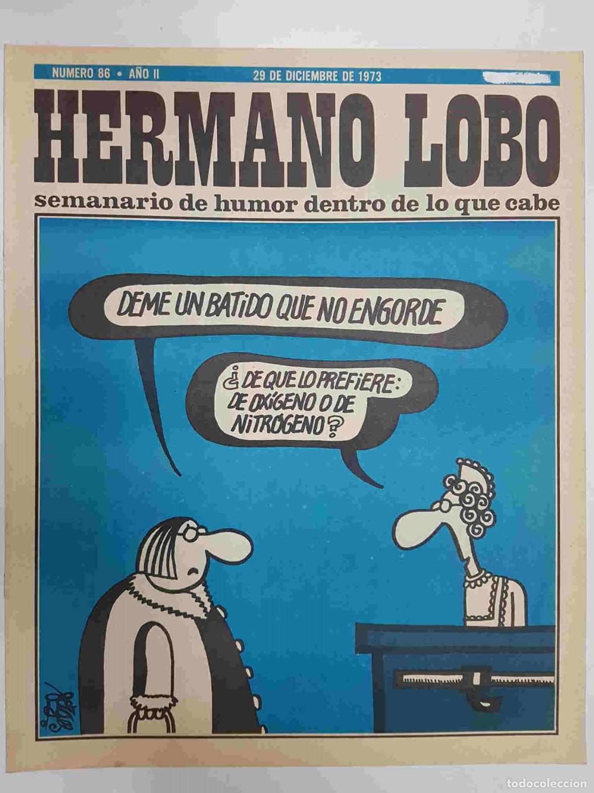 Postais: Hermano Lobo numero 086: portada de Forges - Forges-Gila-Summers-etc