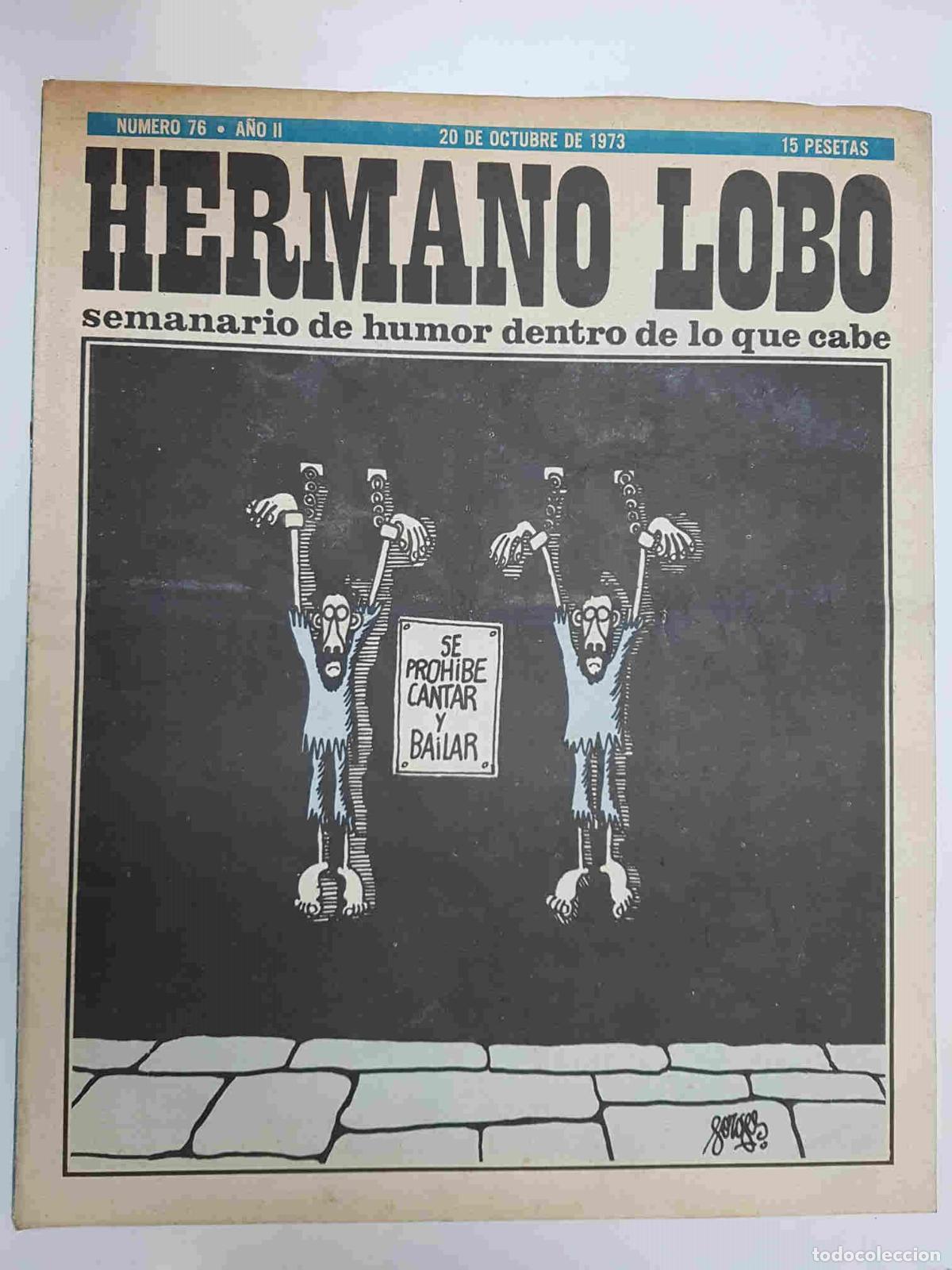 Cartoline: Hermano Lobo numero 076: portada de Forges - Forges-Gila-Summers-etc